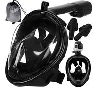 Maschera da snorkeling per snorkeling, 180°, anti-appannamento, per adulti e bambini, 23462, taglia: L/XL
