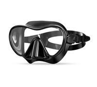 Maschera da Sub con Cristallo Temperato Silicone Liquido Maschera Panoramica A