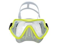Maschera da Sub Maschera da immersione snorkeling Set di tubi per nuoto antiappannamento Snorkeling & Apnea(Yellow)