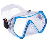 Maschera da Sub Maschera Da Immersione Snorkeling Subacquea Professionale Antiappannamento Set Per Adulti Snorkeling & Apnea(Blue)