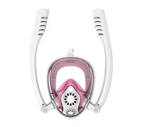 Maschera da Sub Maschera Da Snorkeling A Pieno Facciale Maschere Immersione Subacqueo Antiappannamento Attrezzatura Snorkeling & Apnea(Pink,13cm)