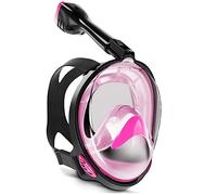 Maschera da Sub Maschera da snorkeling Maschere a pieno facciale immersione Anti-appannamento Anti-perdite Attrezzatura piscina impermeabile Snorkeling & Apnea(Pink,10cm)