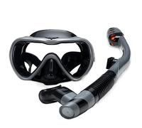 Maschera da Sub Maschera Da Snorkeling Per Immersione A Prova Di Perdite Con Equipaggiamento Per Boccaglio Antiappannamento In Vetro Temperato Resistente Agli Urti Snorkeling & Apnea(A)