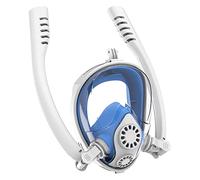 Maschera da Sub, Maschera Subacquea, Maschera da Snorkeling, antiappannamento, Maschera Integrale for Nuoto, Attrezzatura for Immersioni subacquee(Blue 1,L)