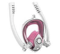 Maschera da Sub, Maschera Subacquea, Maschera da Snorkeling, antiappannamento, Maschera Integrale for Nuoto, Attrezzatura for Immersioni subacquee(Pink 1,L)