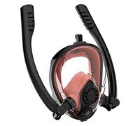 Maschera da Sub, Maschera Subacquea, Maschera da Snorkeling, antiappannamento, Maschera Integrale for Nuoto, Attrezzatura for Immersioni subacquee(Black 1,L)