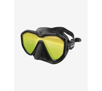 Maschera da sub Seac Appeal con lente a specchio nero giallo
