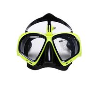Maschera da Sub Set Boccaglio Premium Maschera Da Sub Per Adulti Snorkeling Immersioni Occhialini Nuoto Asciutto Snorkeling & Apnea(Yellow)