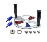 Maschera da taglio circolare per router, regolabile, per incisione, scanalatura di fresatura, per ristrutturazione edilizia, casa, garage, falegnameria, progetti di creazione di mobili
