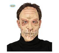 Maschera da Uomo Hannibal Lecter Cannibal Cuciture Suture Bocca per Halloween Ho