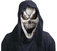 Maschera da urlo malvagio, costume horror da fantasma a testa intera, nuovo design raccapricciante, maschera spaventosa per Halloween, per adulti, terrificante copertura per il viso per case infestate