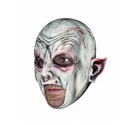 Maschera da vampiro Nosferatu senza mento dell'orrore in lattice - Maschera integrale per costume horror per adulti senza mento - ideale per Halloween, carnevale, feste a tema e dell'orrore