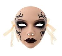 Maschera Da Volto Cosplay - Stile Cinese Vintage Con Copertura Integrale Del Viso - Copertura Per Il Viso Per Cosplay,Destinato A Uomini, Studenti, Attività Scolastiche, Danza, Performance Sul Palco