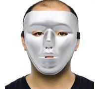 Maschera del Mardi Gras | Maschera in hip-hop | Costume per carnevale di a faccia piena | per il viso per pittura, di carta verniciabile per carnevale, cosplay, don