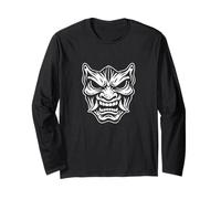 Maschera Demone Oni Samurai Art Maglia a Manica