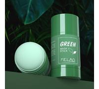 Maschera detergente per il viso al tè verde in stick, controllo del sebo, rimozione dei punti neri