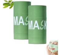 Maschera detergente profonda al tè verde, migliora i punti neri, contiene estratto di tè verde, adatta a tutti i tipi di pelle (2 pcs)