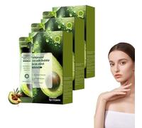 Maschera Detergente Viso Schiumosa All'avocado Con Acidi Complessi, Maschera Schiumosa All'avocado, Pulizia Profonda, Rimozione Dei Punti Neri, Per Tutti I Tipi Di Pelle (3pcs)