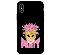 maschera di carnevale del partito Design per un amante delle feste Custodia per iPhone X/XS