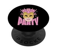 maschera di carnevale del partito Design per un amante delle feste PopSockets PopGrip Adesivo