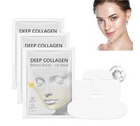 Maschera di collagene facciale, refrigerazione del retinolo di coll-agene profondo, mas-chera di sollevamento del retinolo di coll-agene bluile 3 in 1, mas-chera per aumento della tensione (3pcs)