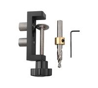 Maschera di foratura per profili in alluminio, guida svasata M6 per estrusioni 2020/3030/4040, utensile di punzonatura di precisione con punta da trapano a gradini