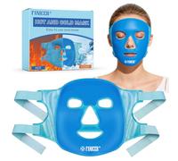 Maschera di Ghiaccio, Maschera Gel Riutilizzabile per Viso, Maschera Caldo Freddo, Mascheras Occhi Gel Freddo Contro il Gonfiore, Adatta Riduce Lo Stress E Affaticamento
