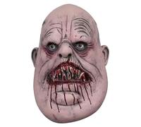 Maschera di Halloween in lattice a testa intera, maschera spaventosa da demone, accessori horror per Halloween per adulti, feste in, cosplay, maschere di per adulti, s