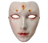 Maschera di Halloween in resina, stile cinese, bella ragazza, cosplay, gioco, film, festa, costume, replica, (D)