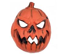 Maschera di Halloween, maschera testa di zucca 3d, arancione, taglia unica | Forma di zucca spettrale 3D, vista/respiro nitido, schiuma USPU leggera, eventi di Halloween