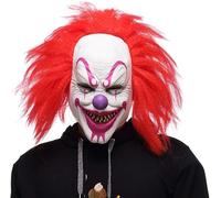 maschera di Halloween per adulti, spaventosa maschera joker clown, maschere divertenti, accessori per costume da cosplay