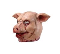 Maschera di maiale horror - Sanguinoso Lattice, Copricapo Animale Spaventoso, Spaventosi Cosplay, Casco di Halloween Realistico | Maschera horror Maiale Per Maskera