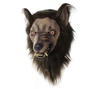 Maschera di Maschera coppia copricapo Maschera con maschere di animali realistici leggeri decorazioni per adulti per il costume da cosplay da festa di Halloween