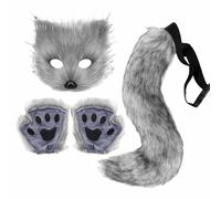Maschera di peluche per Halloween e Natale Q9Y3 O2T6