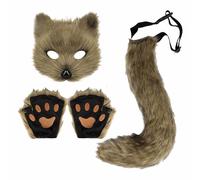 Maschera di peluche per Halloween e Natale Q9Y3 O2T6