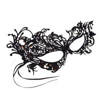 Maschera Di Piume Accessorio for feste in maschera, a farfalla con piume, mezza faccia, for gli occhi misteriosa annuale Mascherata(Style 2)