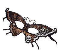 Maschera Di Piume Accessorio for feste in maschera, a farfalla con piume, mezza faccia, for gli occhi misteriosa annuale Mascherata(Style 1)