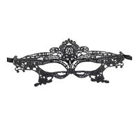 Maschera Di Pizzo Regina Nera Applicazioni Ricamate Maschera Di Carnevale per Fe