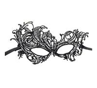 Maschera Di Pizzo Regina Nera Applicazioni Ricamate Maschera Di Carnevale per Fe