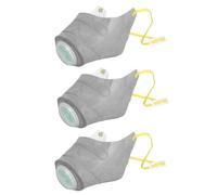 Maschera di polvere di cane, filtro per cani maschera | 3x respiratore respiratore riutilizzabile regolabile maschera - copertura per il viso di protezione contro la polvere esterna cani piccoli