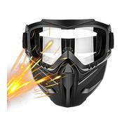 Maschera di protezione per il viso anti-appannamento con occhiali | Copertura per il viso regolabile 2 in 1 per sci, saldatura, bicicletta, lavoro e