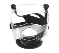 Maschera di protezione per le marziali, per bambini, 1 pezzo, design rinforzato per allenamento, competizione, resistente agli urti, alta visibilità, cinghie di fissaggio regolabili, colore