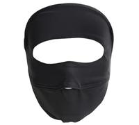 Maschera di protezione solare maschere UV a faccia UPF 50+ Copertura fullful full traspirante con fori ventilati ＆ Maschera per la protezione solare lavabile a secco elastico per esterno, nero