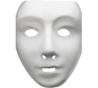 Maschera Di Robot Bianca Costume Elegante Per Uomini E Donne Accessorio