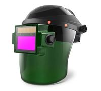 Maschera di saldatura auto soldadora maquina de solda careta para soldar Casco saldatore cascos lente azul 1112(Upgrade Green)