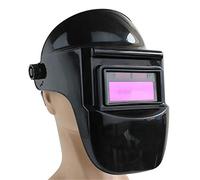 maschera di saldatura, Casco da saldatura elettrico auto-oscurante con visiera regolabile, nero