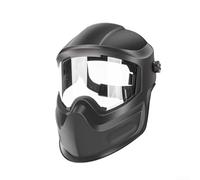 Maschera di saldatura regolabile con cappuccio protettivo per una migliore visione e sicurezza (lente trasparente)