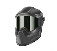 Maschera di saldatura regolabile con cappuccio protettivo per una migliore visione e sicurezza (lente verde scuro)