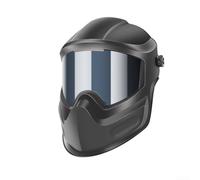 Maschera di saldatura regolabile con cappuccio protettivo per una migliore visione e sicurezza (lente grigia)