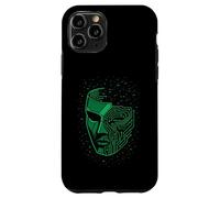 Maschera di sicurezza Cyberpunk Glitch Futuristic Techwear Estetica Custodia per iPhone 11 Pro